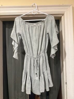 Woman’s romper  Sage green with Ruffle Sleeve  Casual Boho Style